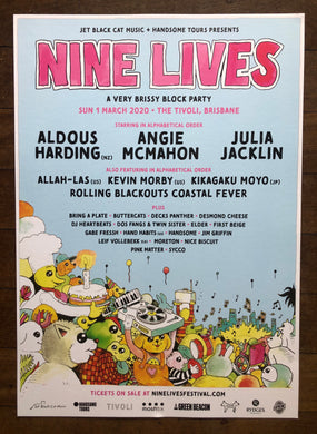 Nine Lives Festival Poster