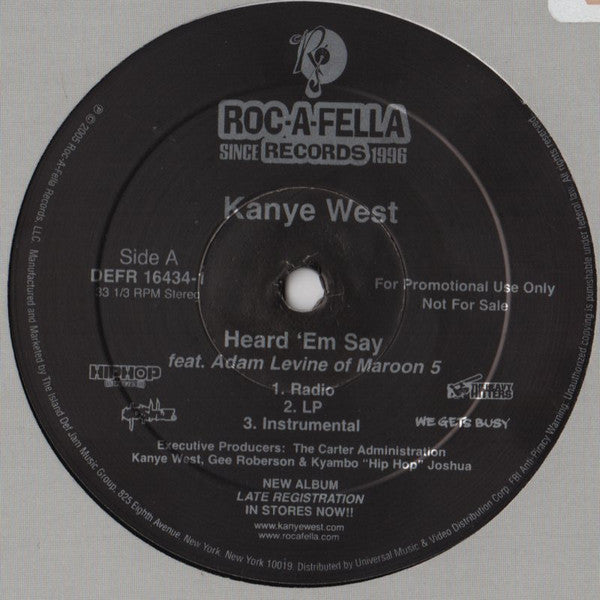 Kanye West - Heard 'Em Say (Second Hand / 12inch)