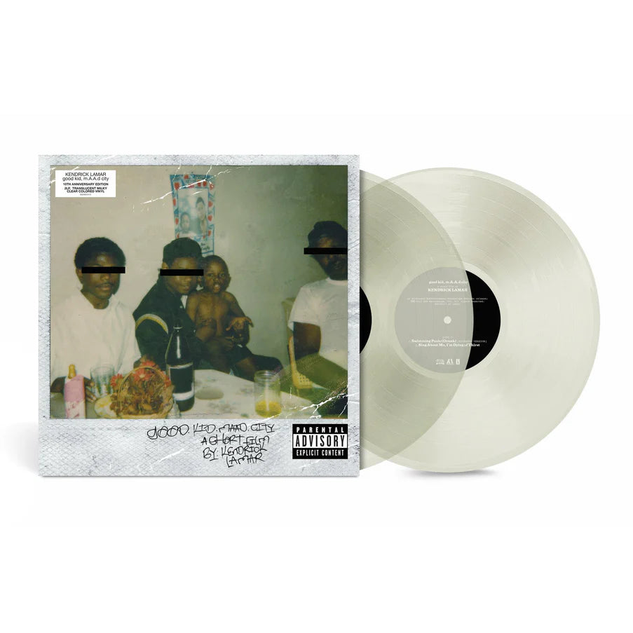 Kendrick Lamar - good kid, m.A.A.d city (Exclusive 10th Anniversary Edition Translucent Milky Clear Colored Vinyl)